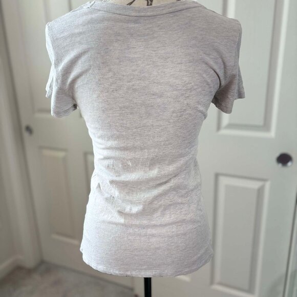 Women's Light Grey Banana Republic (in Rose Gold) Short-Sleeve Top - Picture 4 of 6